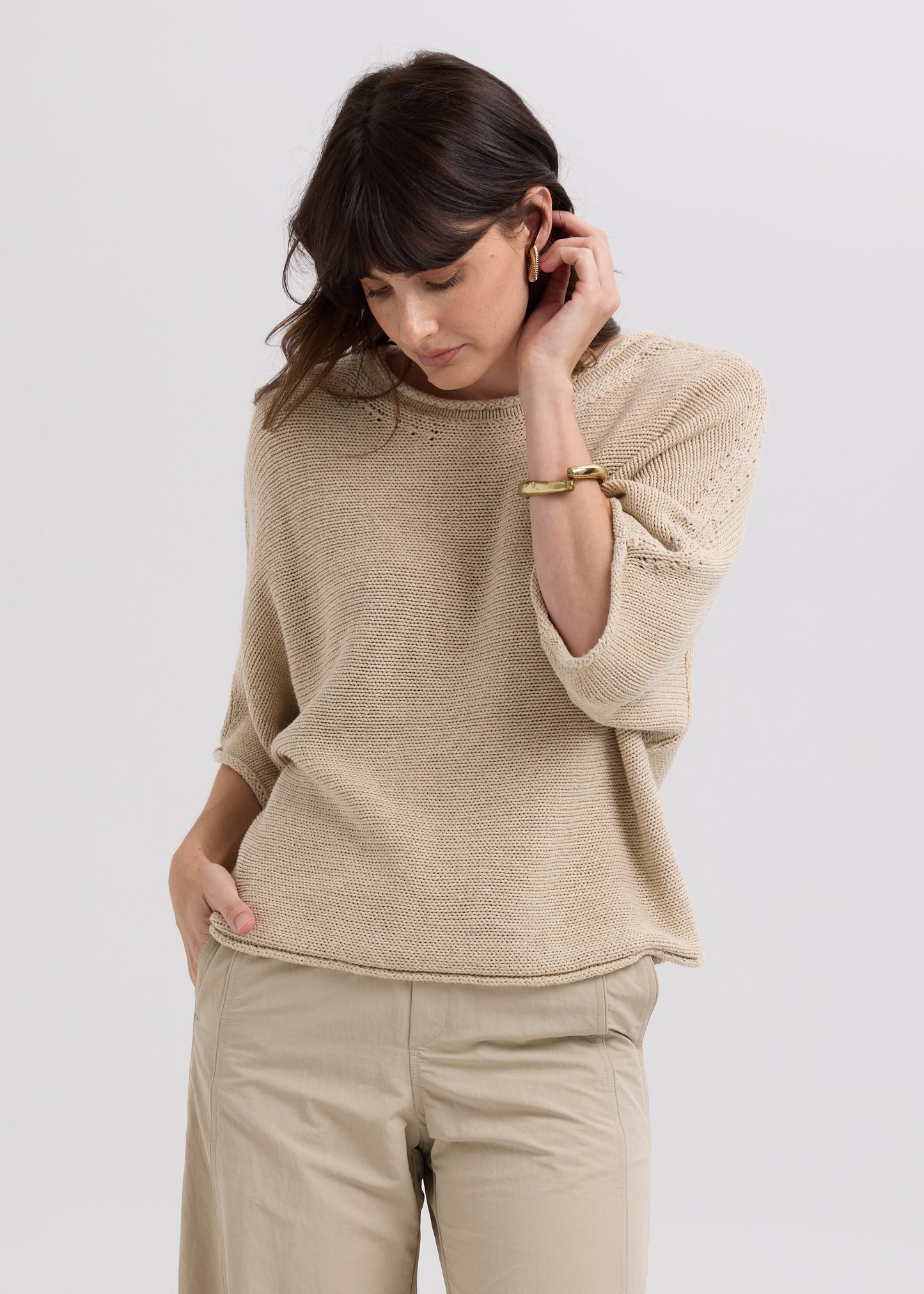 Textured Jumper Natural