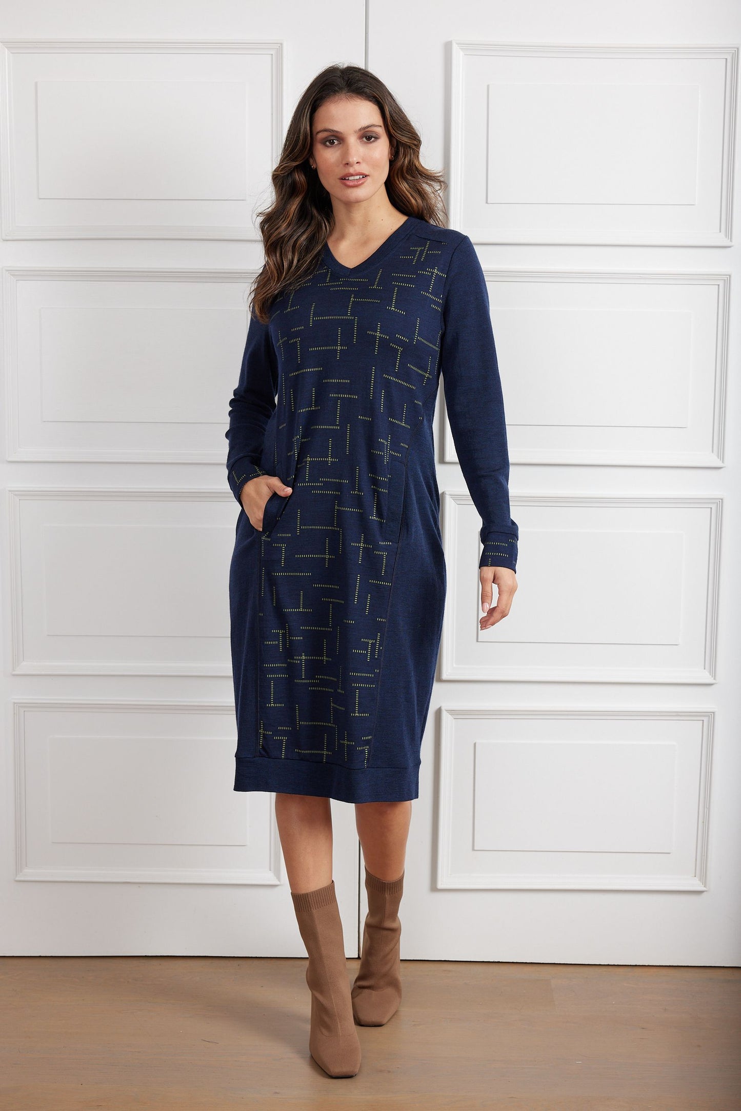 Newport Orson Merino Panel Dress