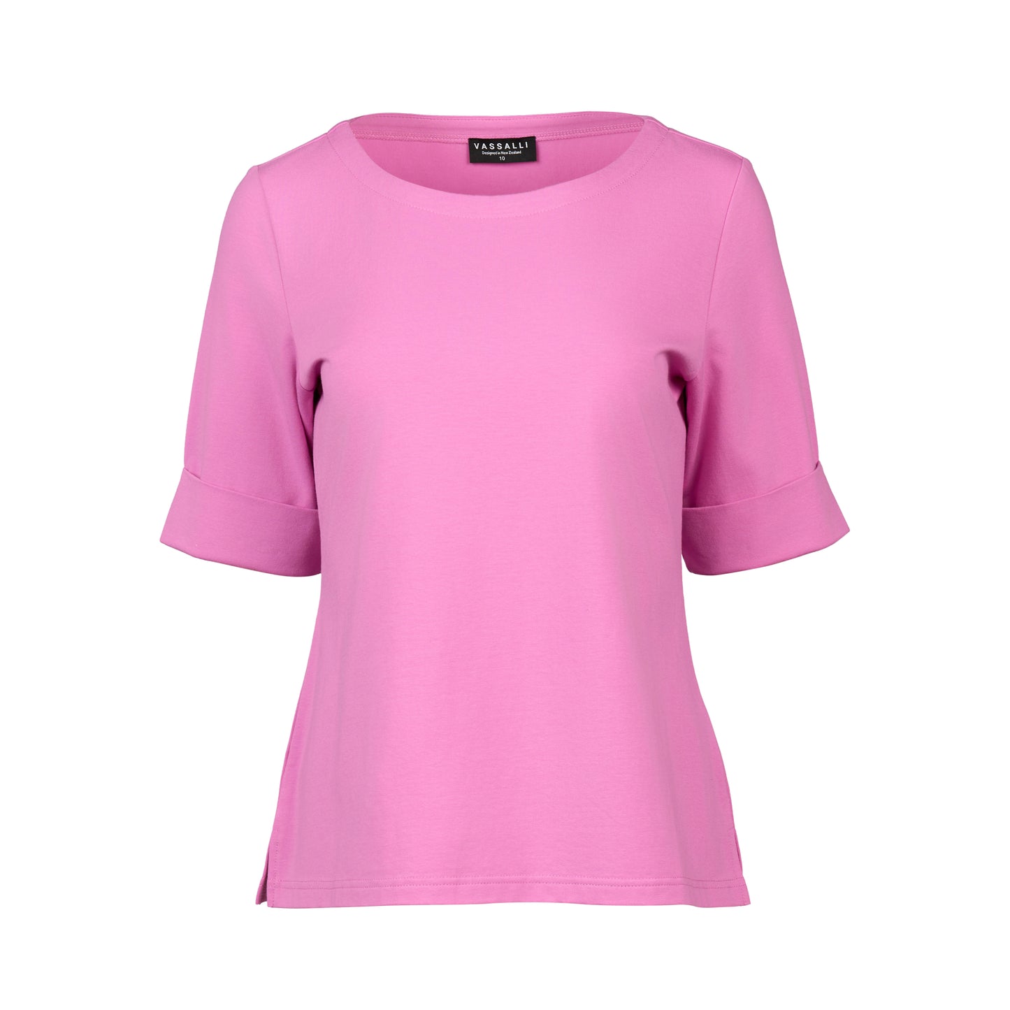 Boat neck Top Orchid