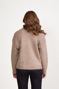 Bobble Detail Sweater Hight Neck