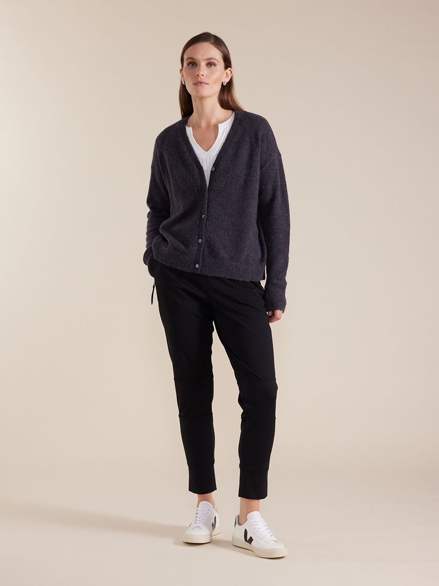 Fluffy Button Cardi by Marco Polo