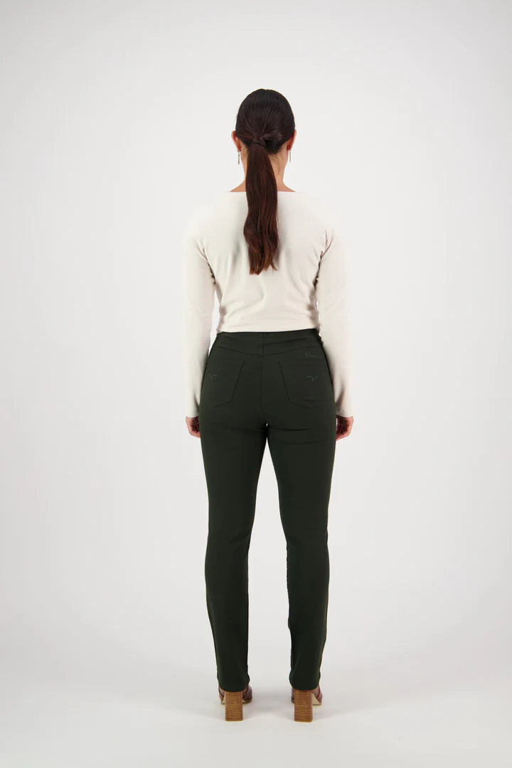 Forest Knit Denim Pull On