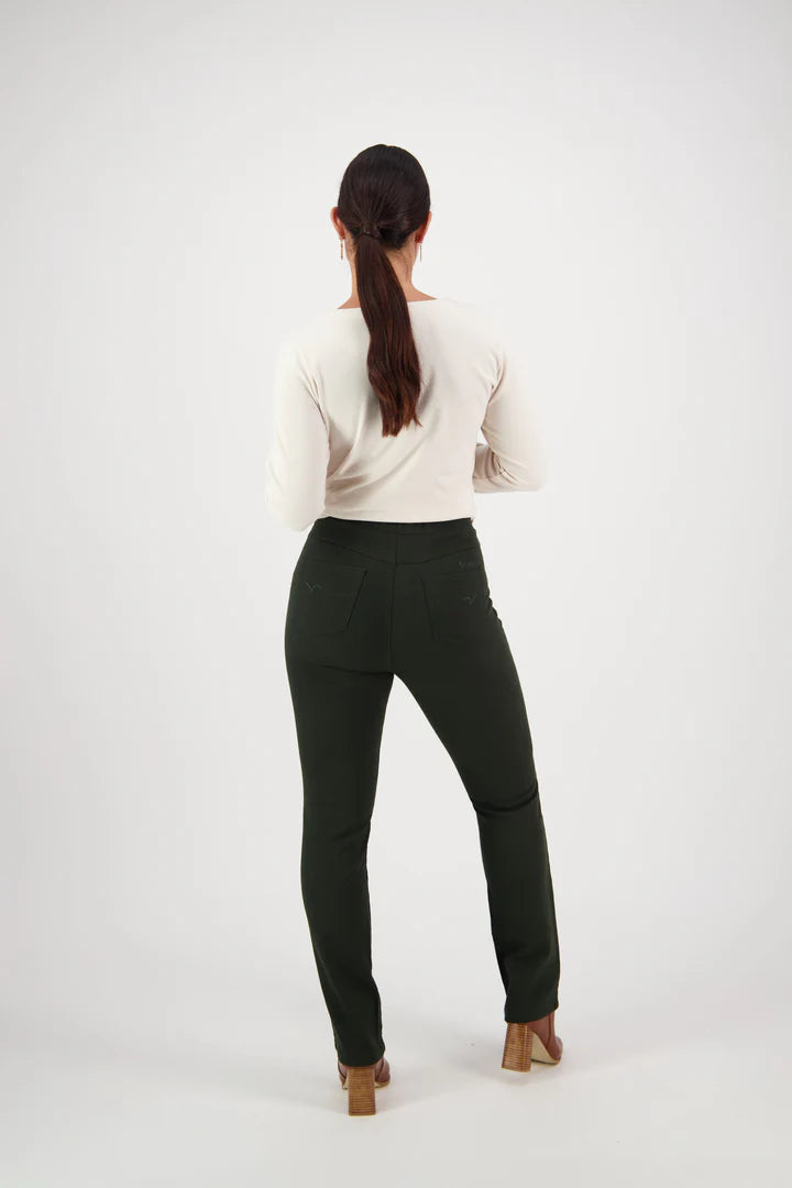 Forest Knit Denim Pull On