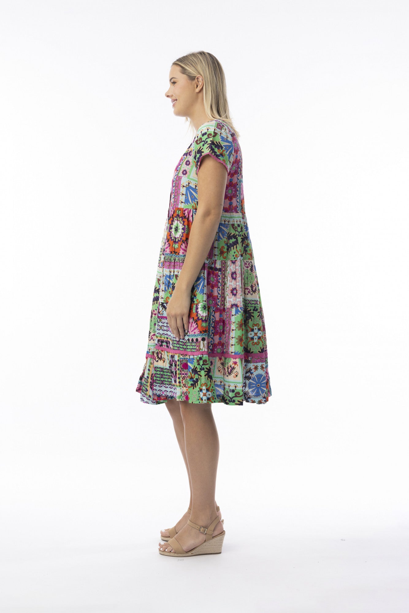 Sao Bento Dress Layers Short Sleeve