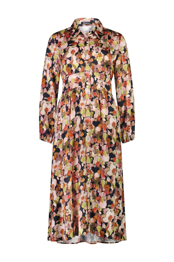 Vassalli Sweet Sage Long Shirt Dress