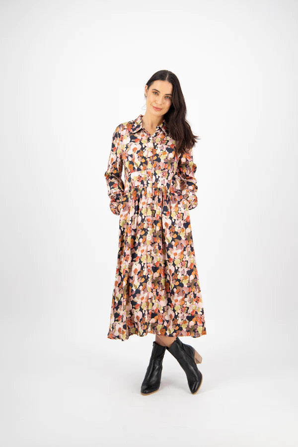 Vassalli Sweet Sage Long Shirt Dress