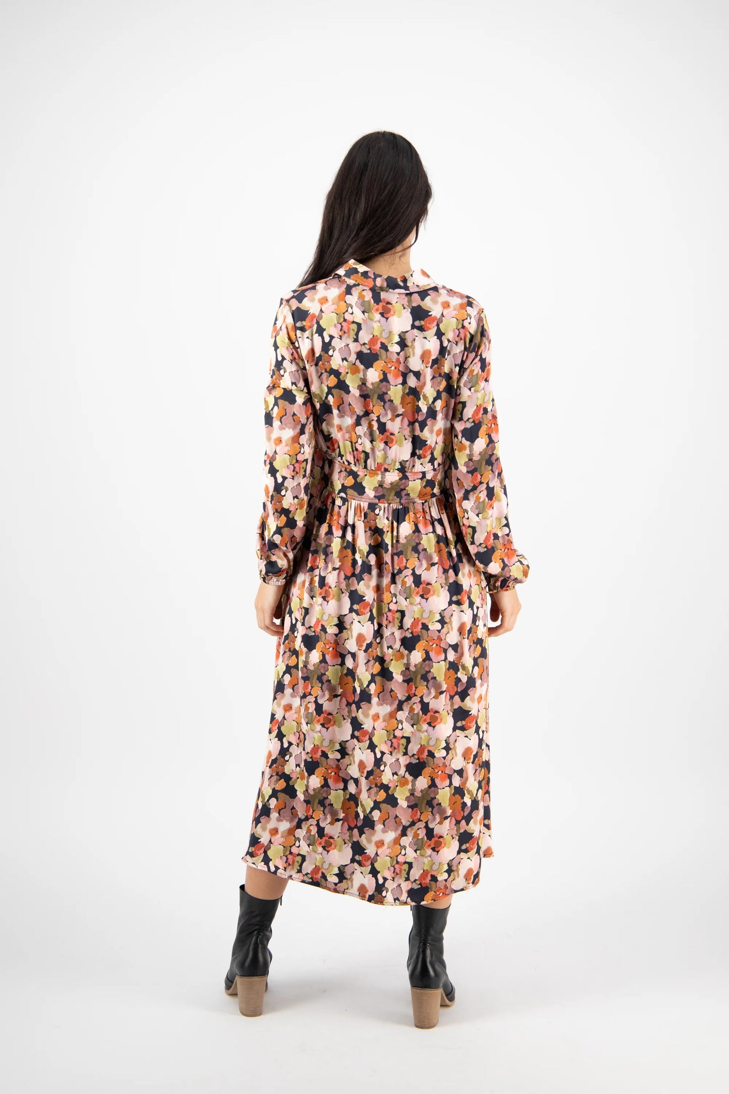 Vassalli Sweet Sage Long Shirt Dress