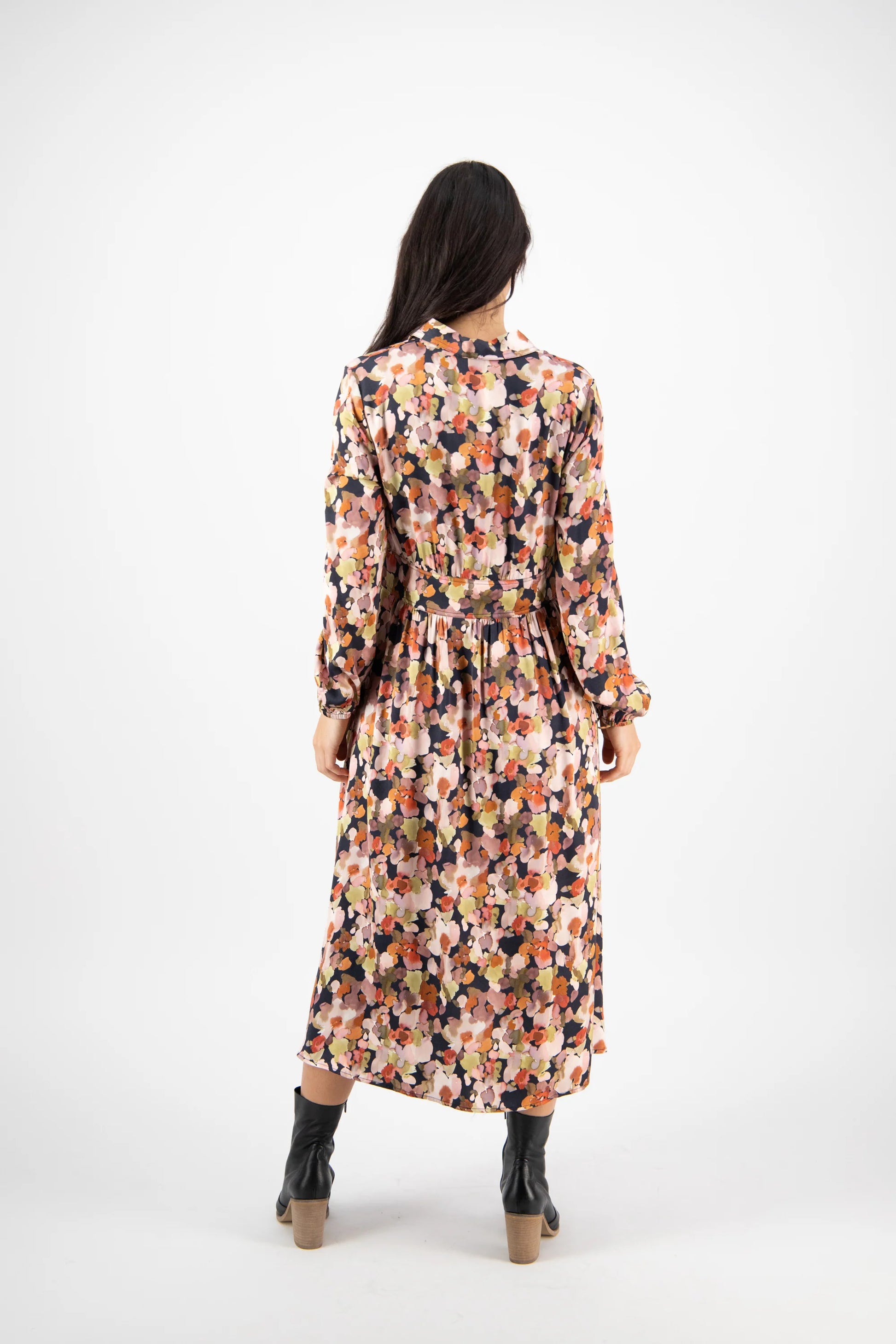Vassalli Sweet Sage Long Shirt Dress