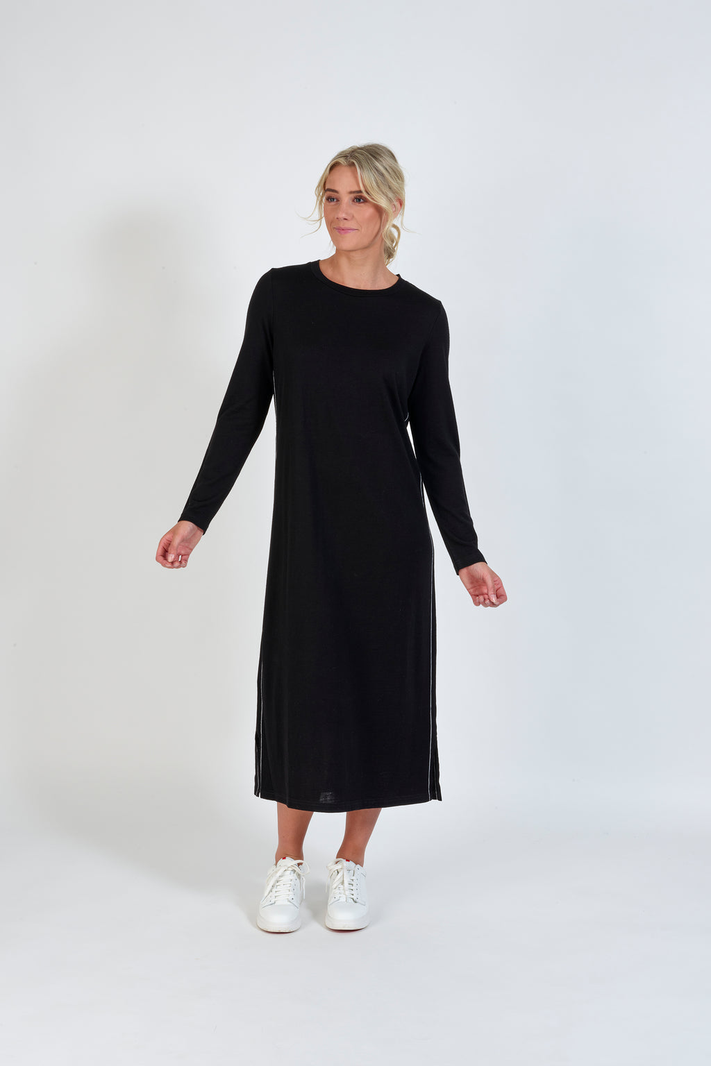 Vassalli Merino Dress with tie back