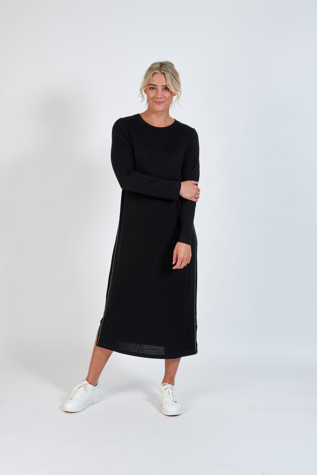 Vassalli Merino Dress with tie back