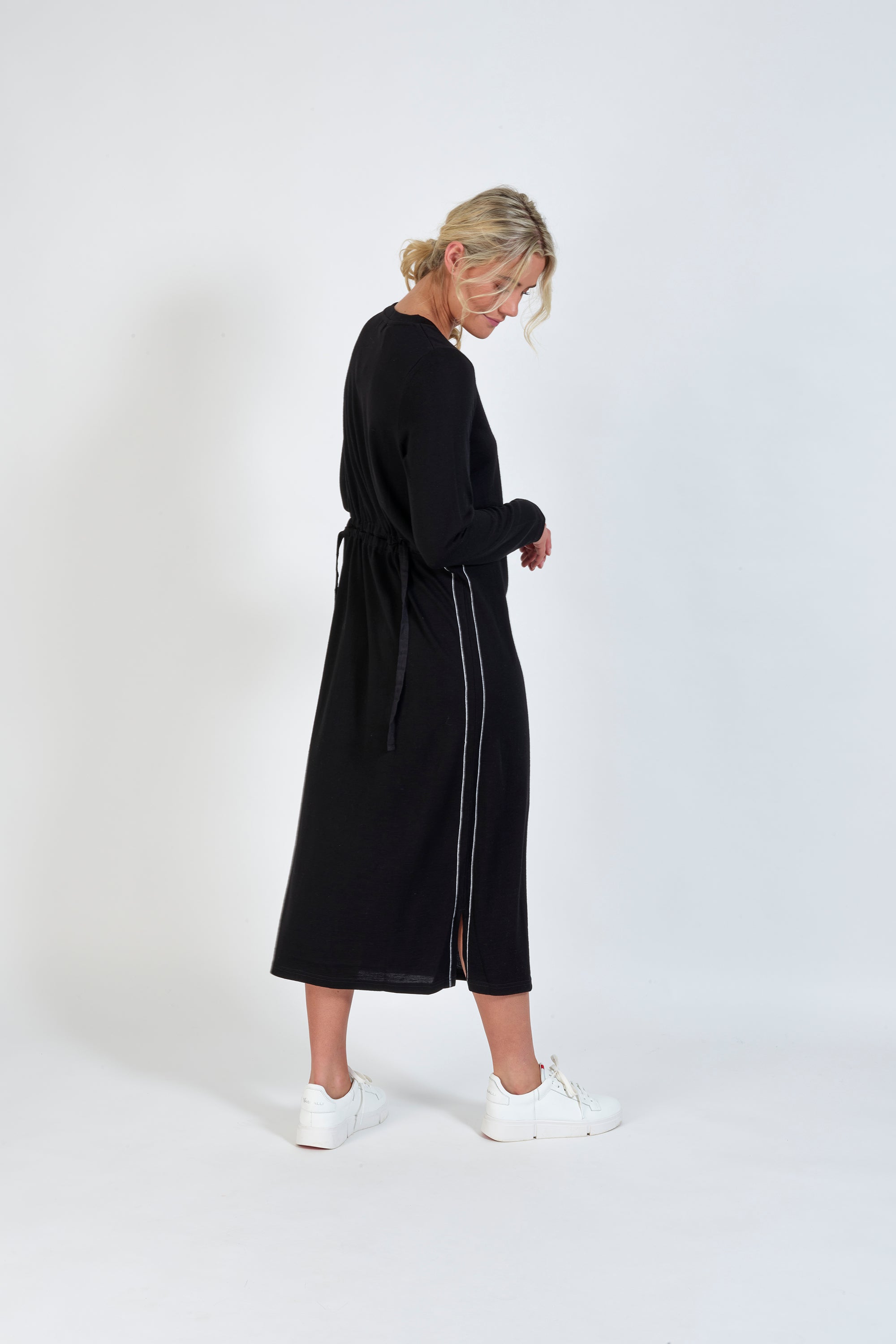 Vassalli Merino Dress with tie back