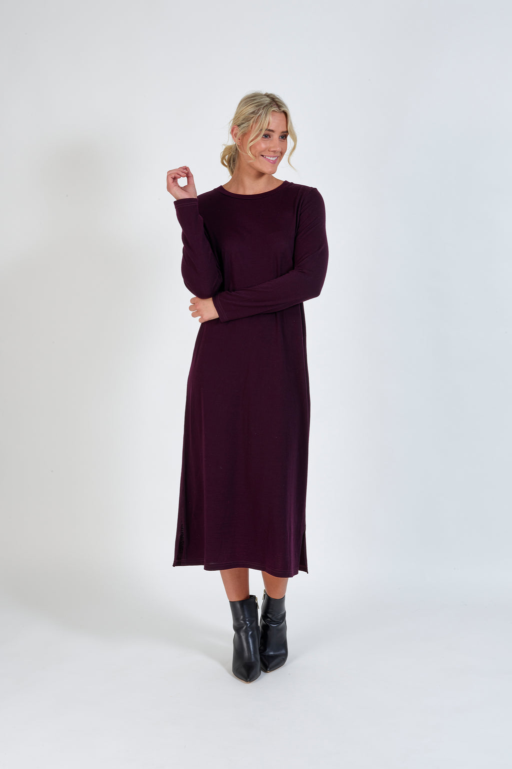 Vassalli Merino Dress with tie back