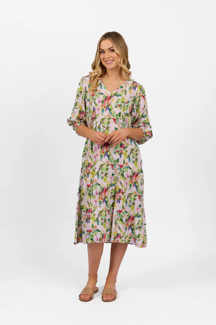 V neck Dress Capri