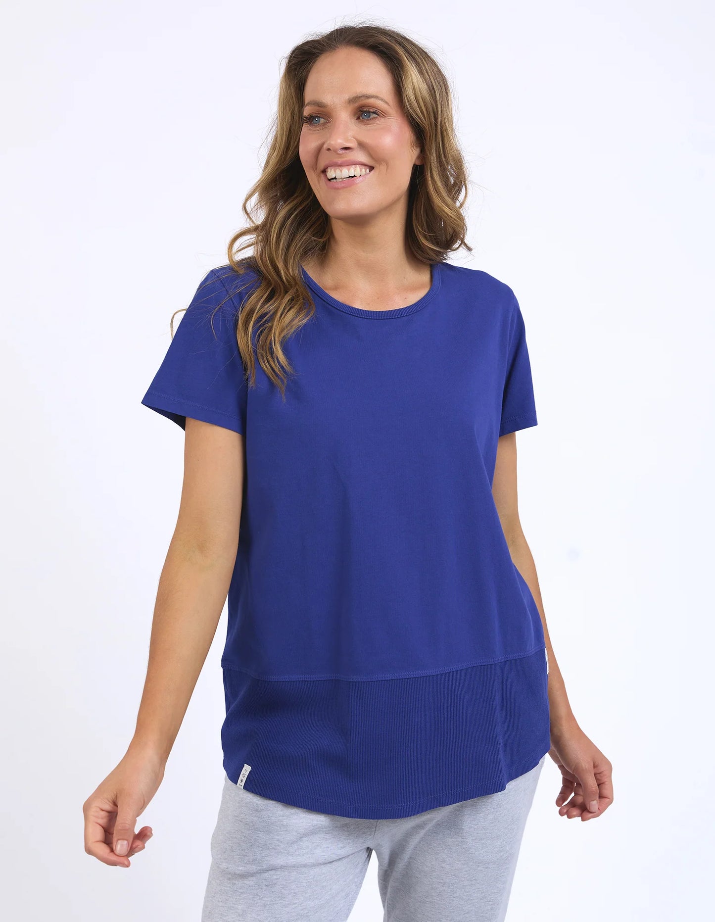 Rib S/S Deep Blue