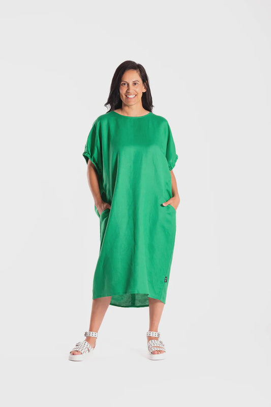 Sofia Dress Granny Smith(Green)