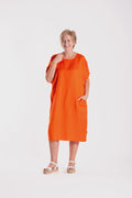 Sofia Dress Orange