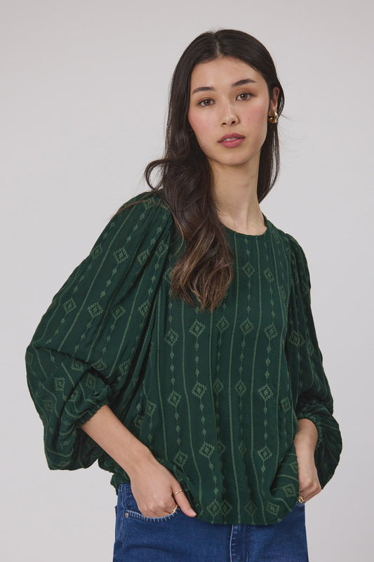 Eliza Embordered Blouse