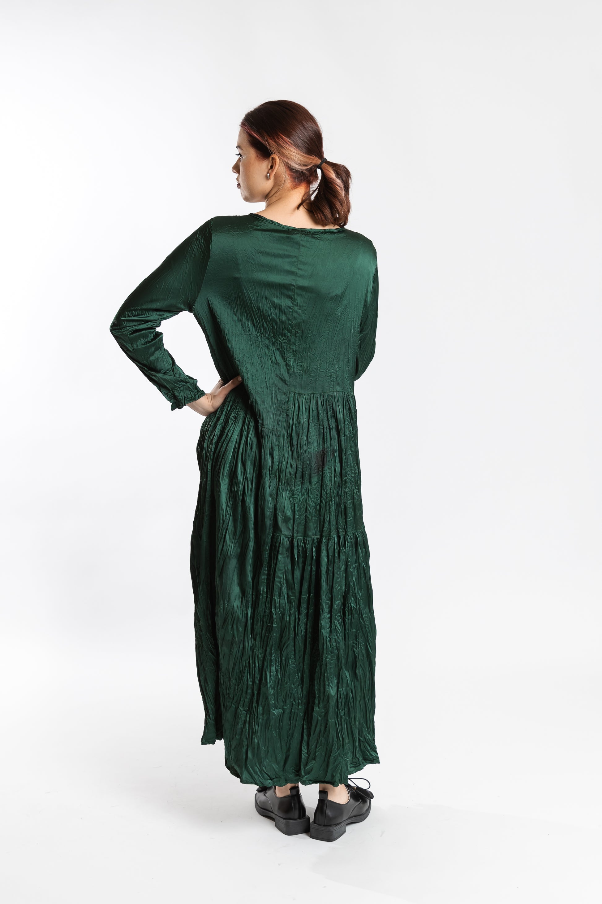 Patrice Dress Emerald by Jellicoe