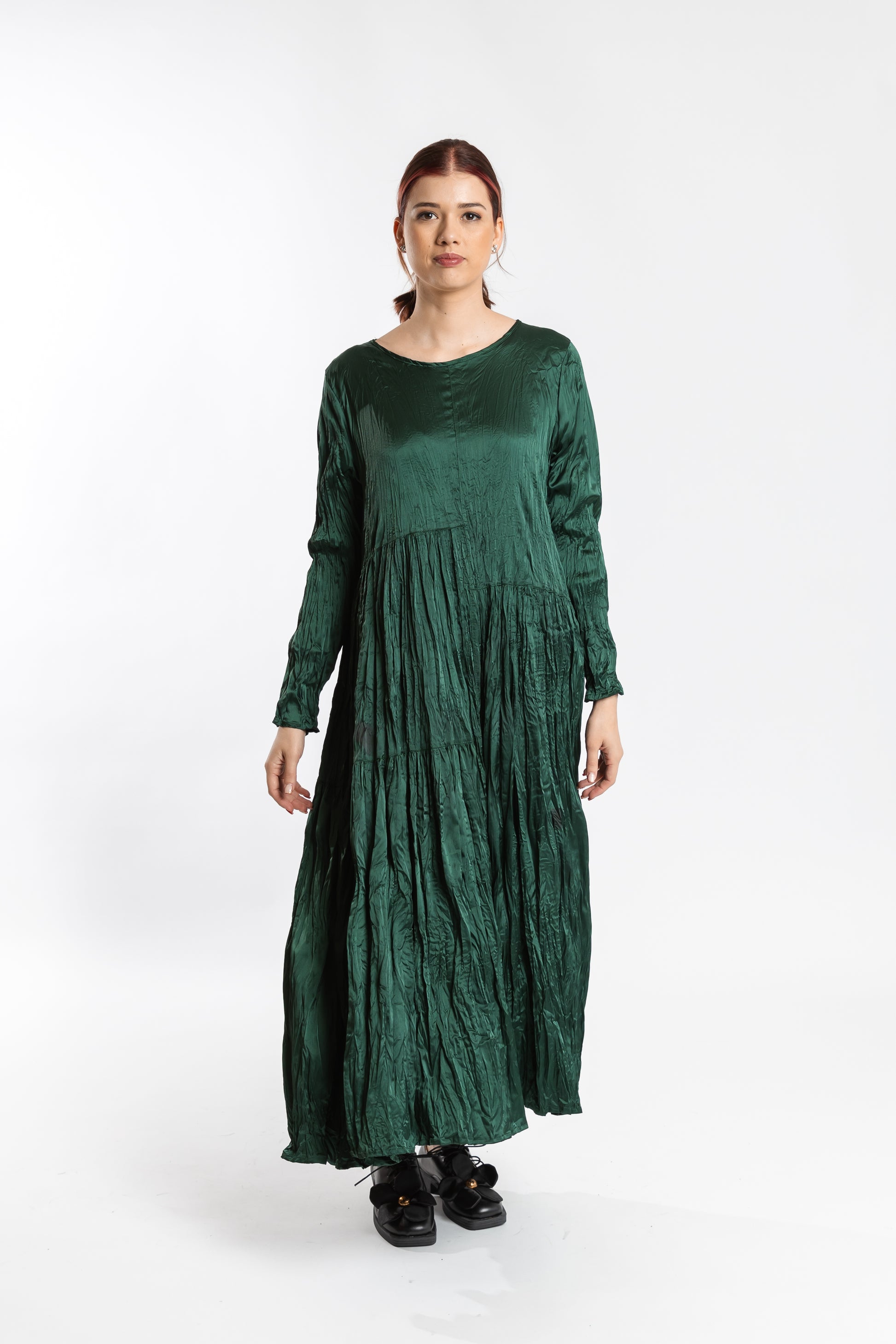 Patrice Dress Emerald by Jellicoe