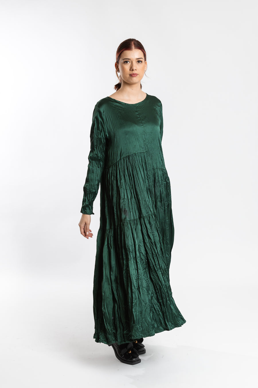 Patrice Dress Emerald by Jellicoe