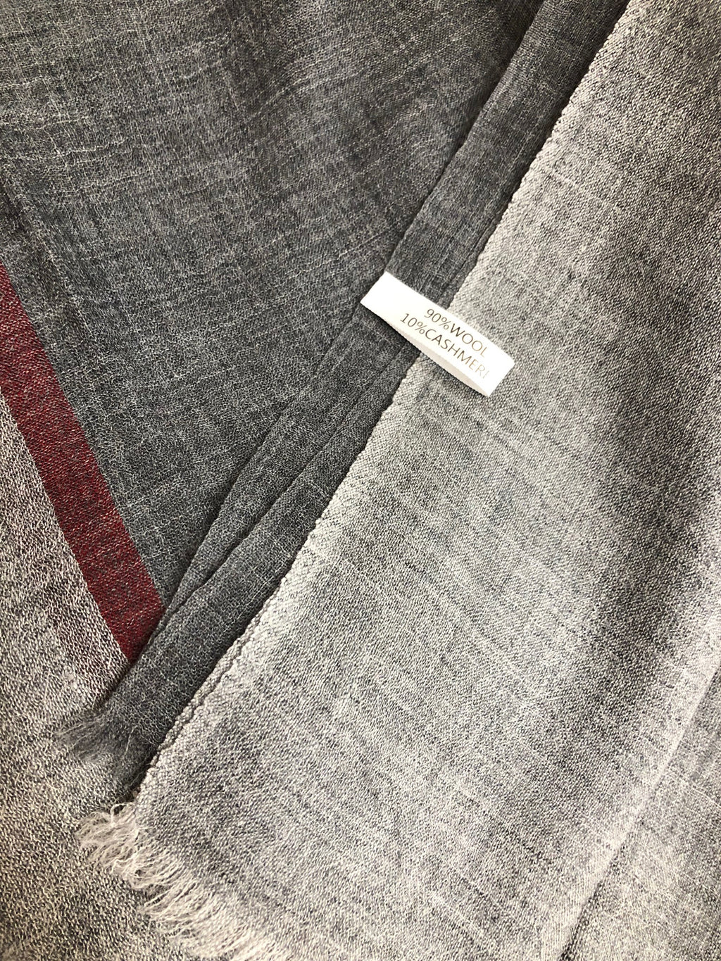 Luxury Cashmere Scarf Dark Grey