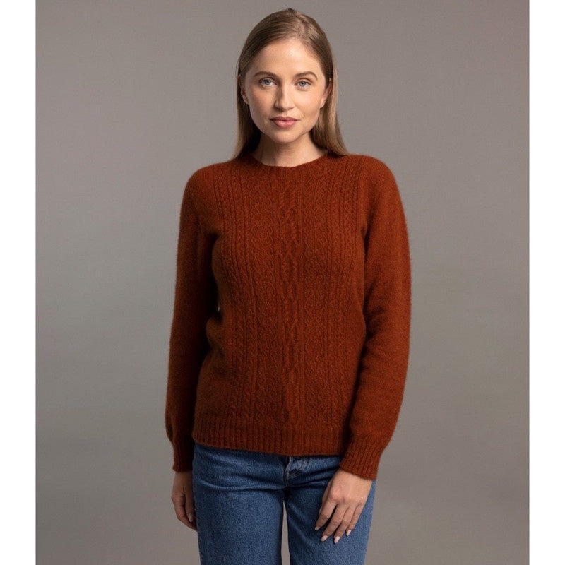 Crew Neck Lace Detail