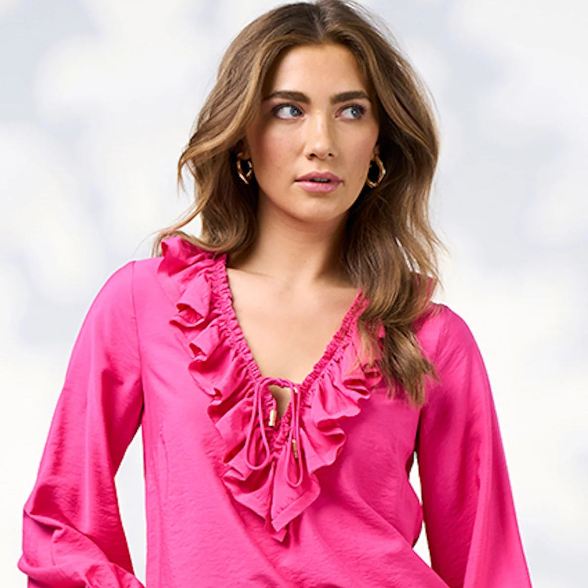 Evie Blouse Fuxia