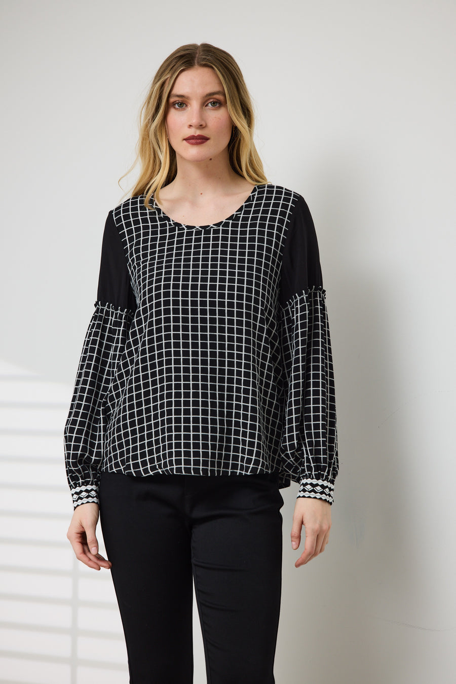 Black Roxie Blouse by Newport
