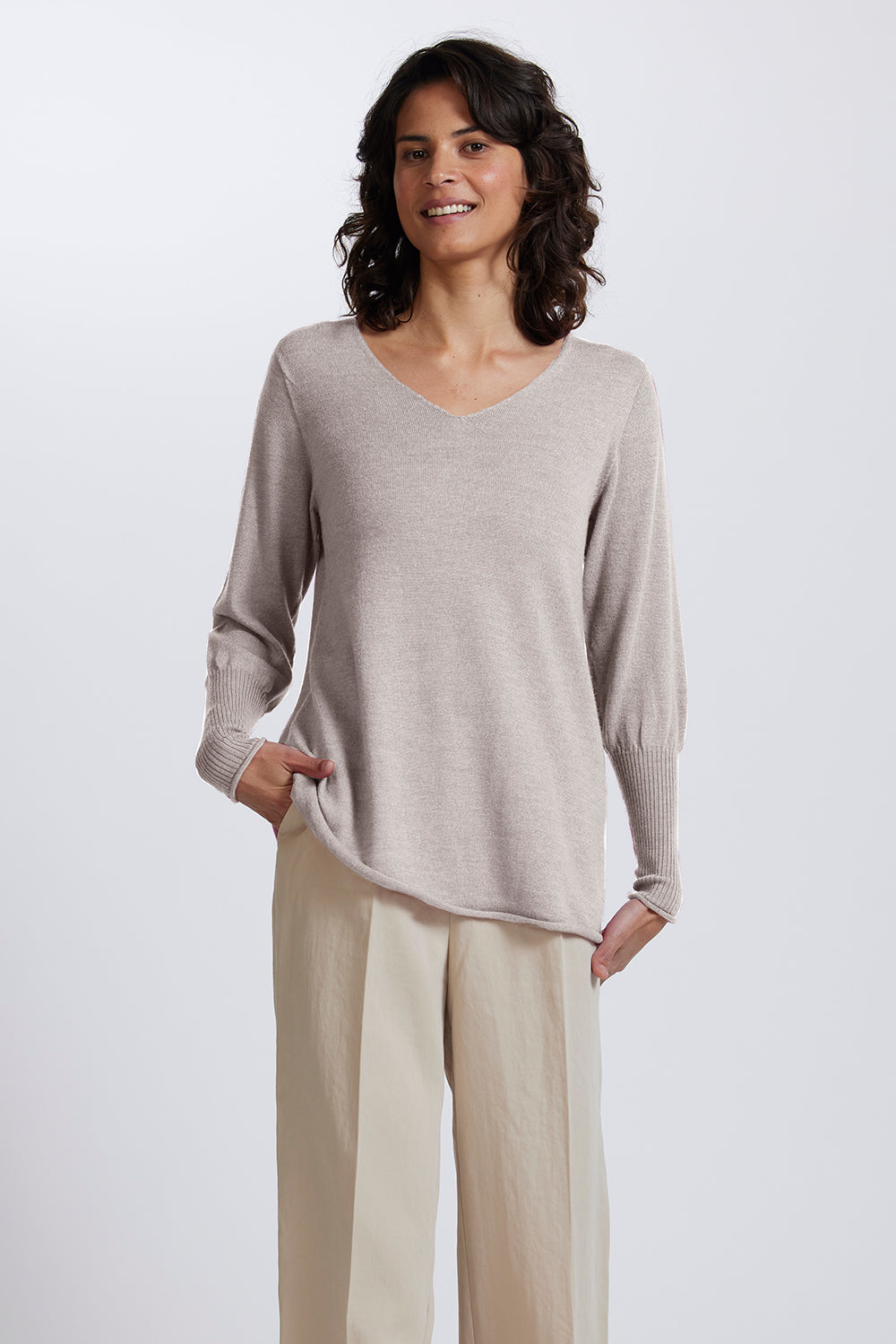 A-Line V Neck Knit by Royal Merino
