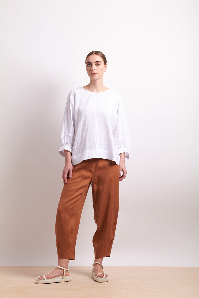 Seamed pants Cinnamon