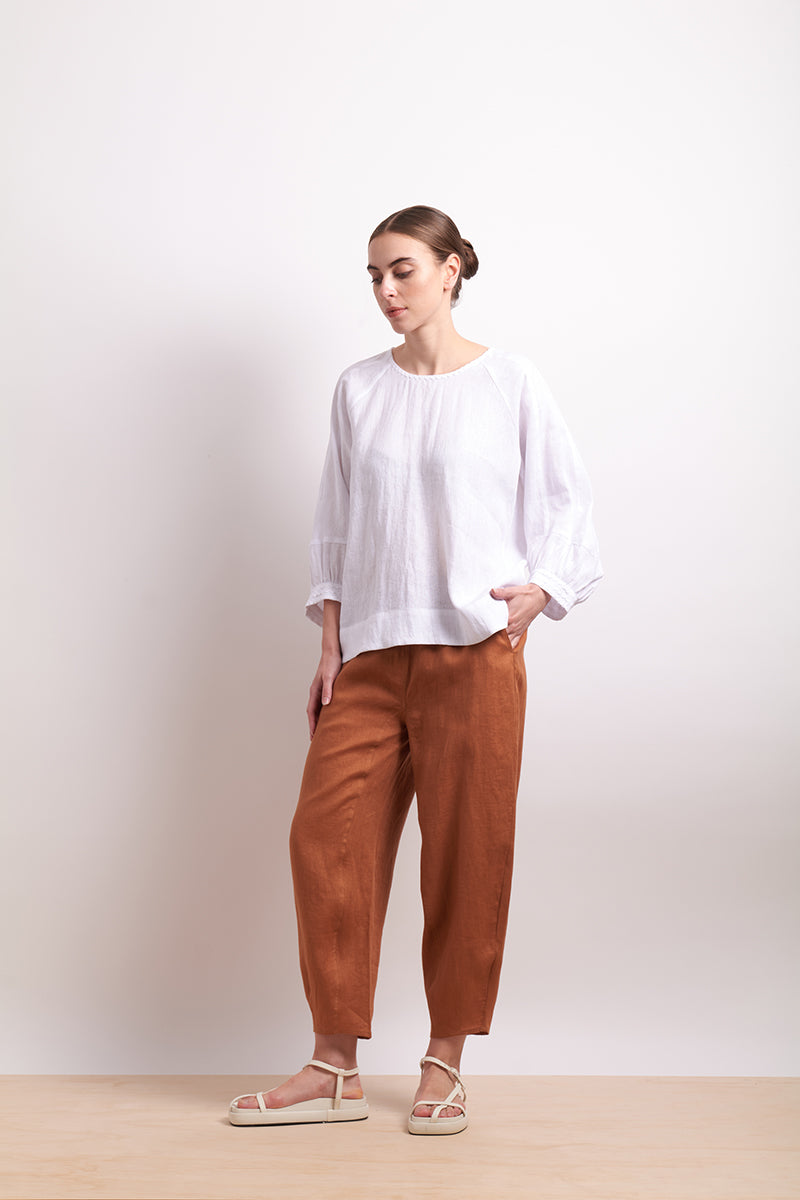 Seamed pants Cinnamon