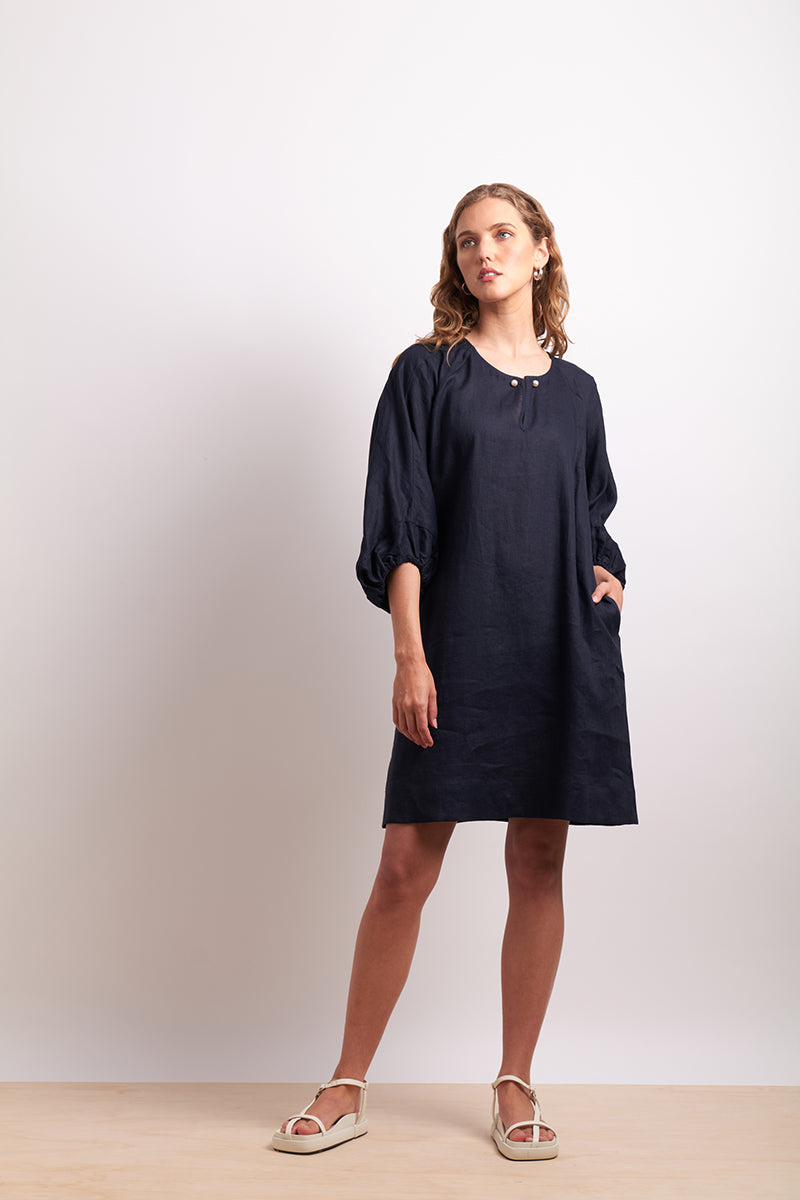 Boubles Dress Indigo