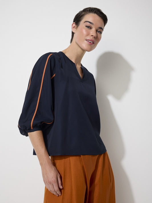Bound Sleeve Top
