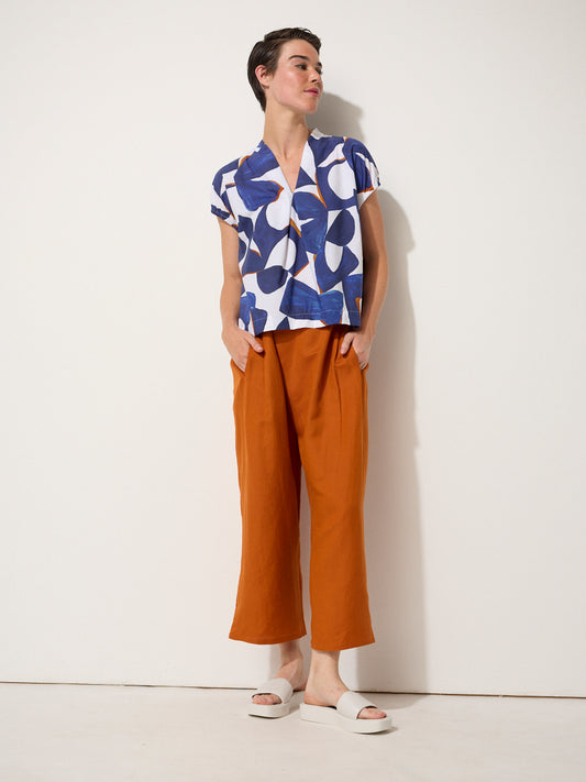 Essential Linen Pants Rust