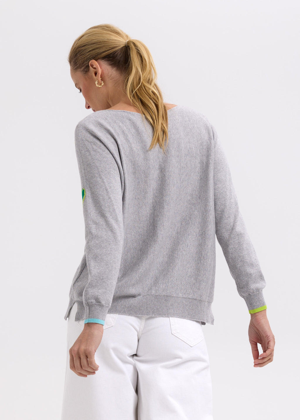 ZP7713 Intarsia Heart Marl