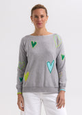 ZP7713 Intarsia Heart Marl