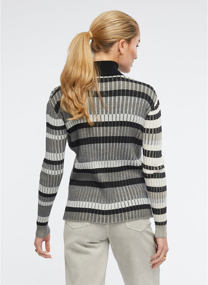 Multi Stripe Zip Up by Zaket&Plover