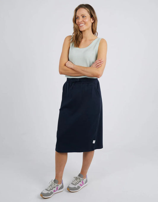 Rib Mid Skirt