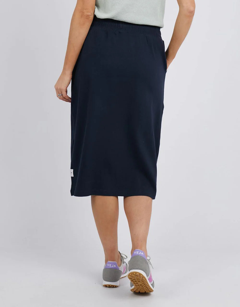Rib Mid Skirt