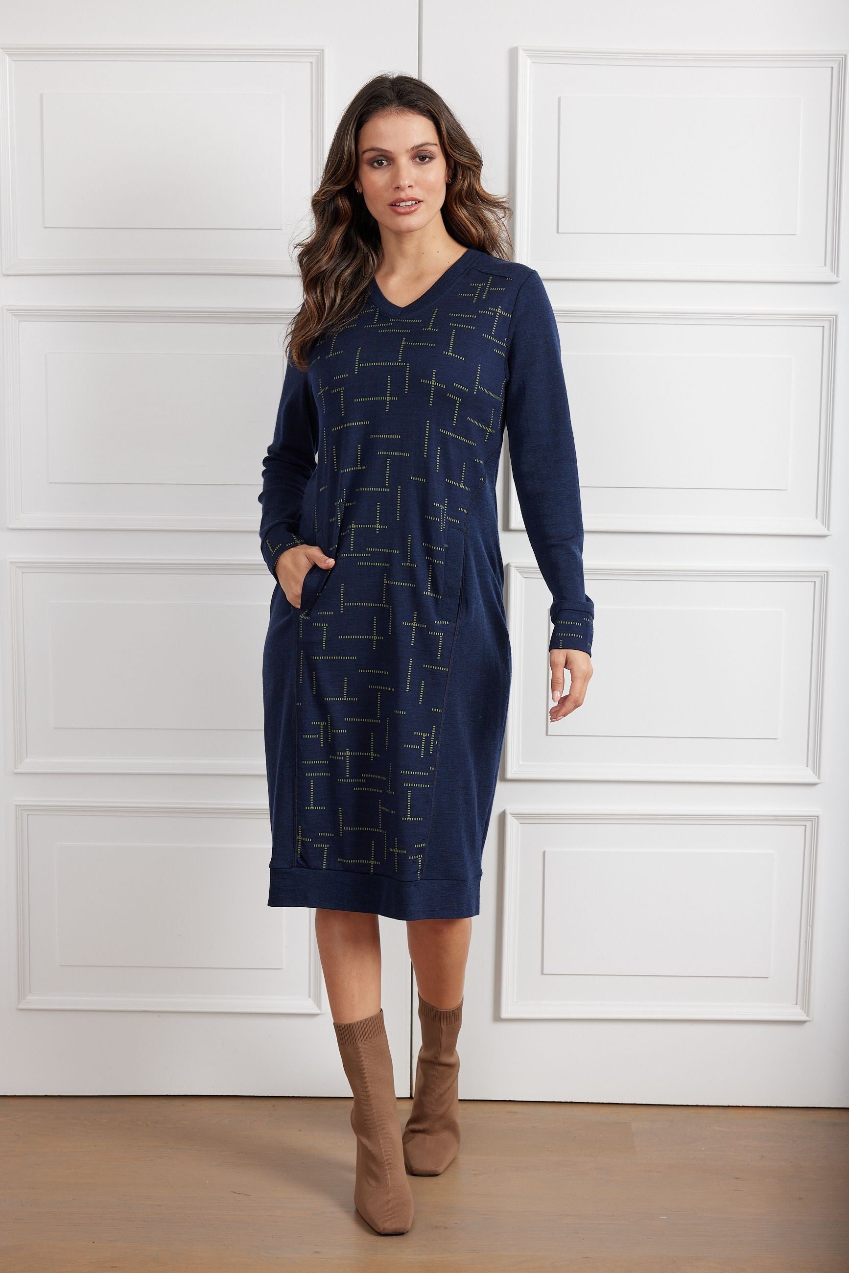 Newport Orson Merino Panel Dress