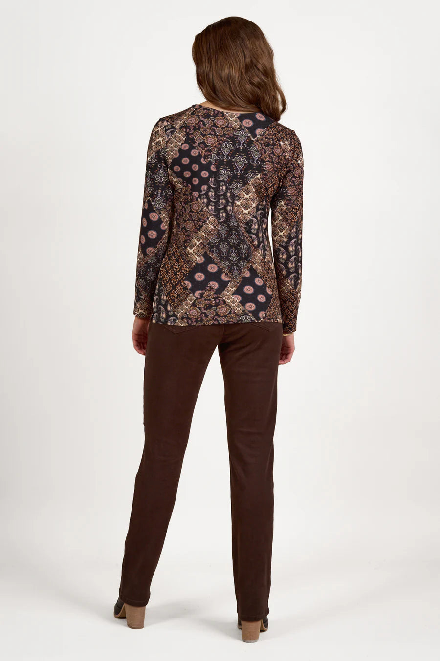 Long Sleeve Round Neck Top
