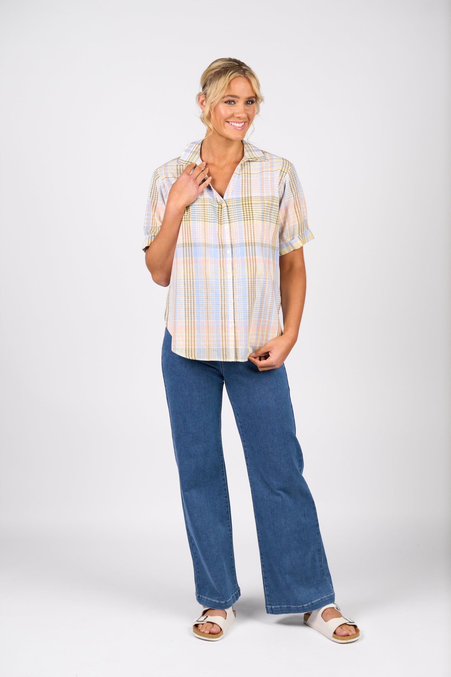 Blue Check Shirt