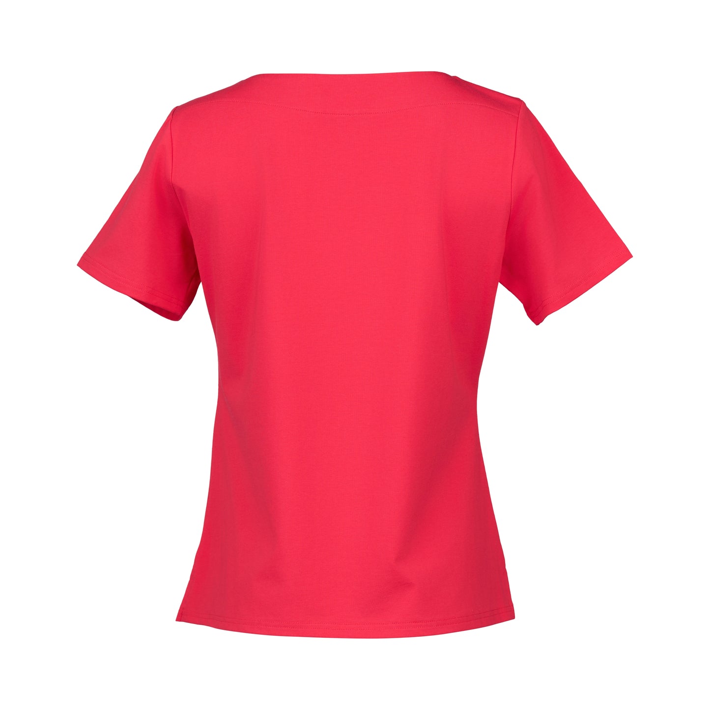 Boat neck Top Cherry
