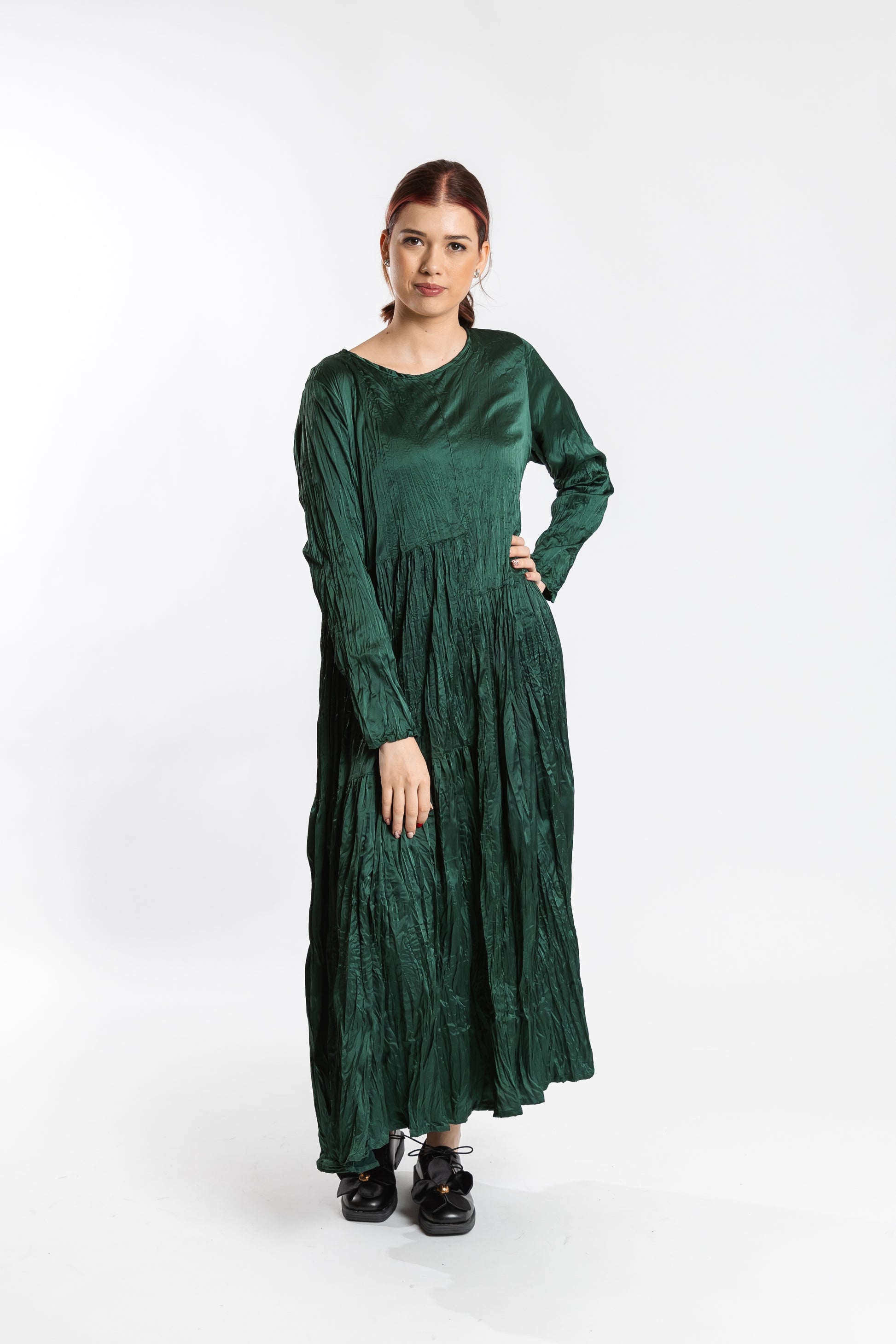 Patrice Dress Emerald by Jellicoe