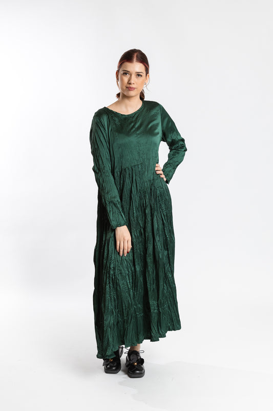 Patrice Dress Emerald by Jellicoe