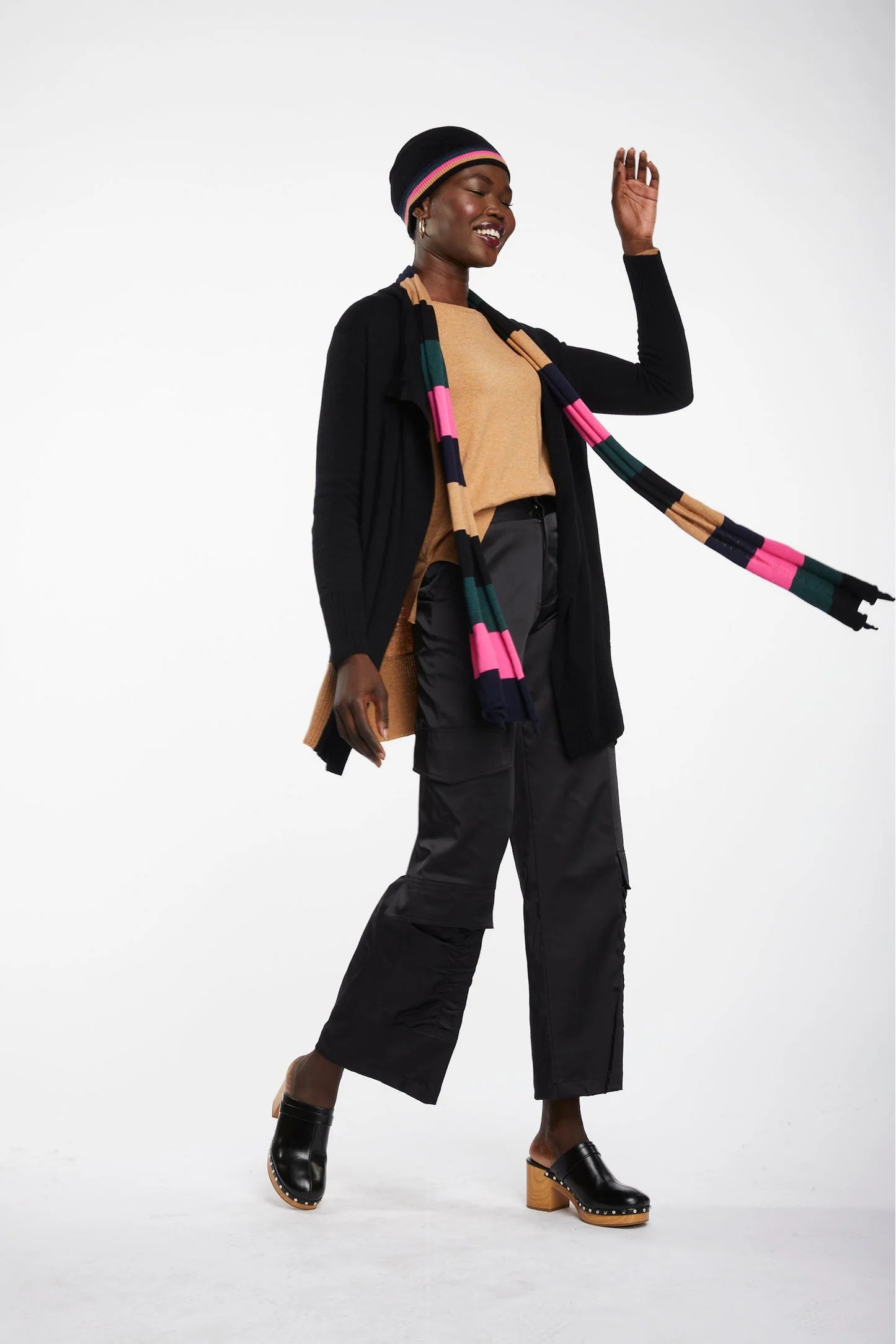 Zaket & Plover Intarsia Back Cardi