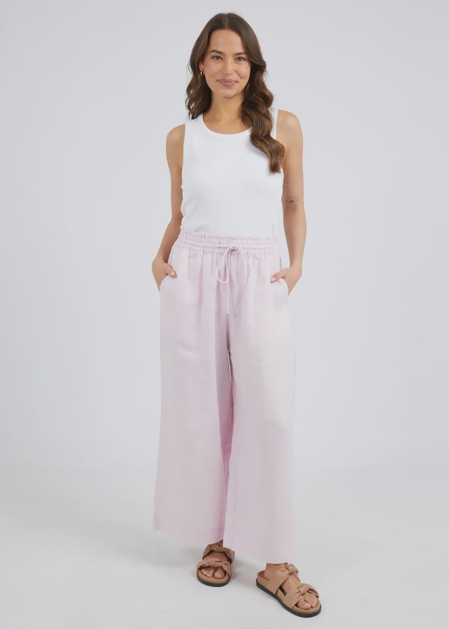 Dionne Wide Leg Pant Pink by Elm